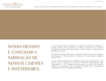 Tablet Screenshot of grupoaldan.com.br